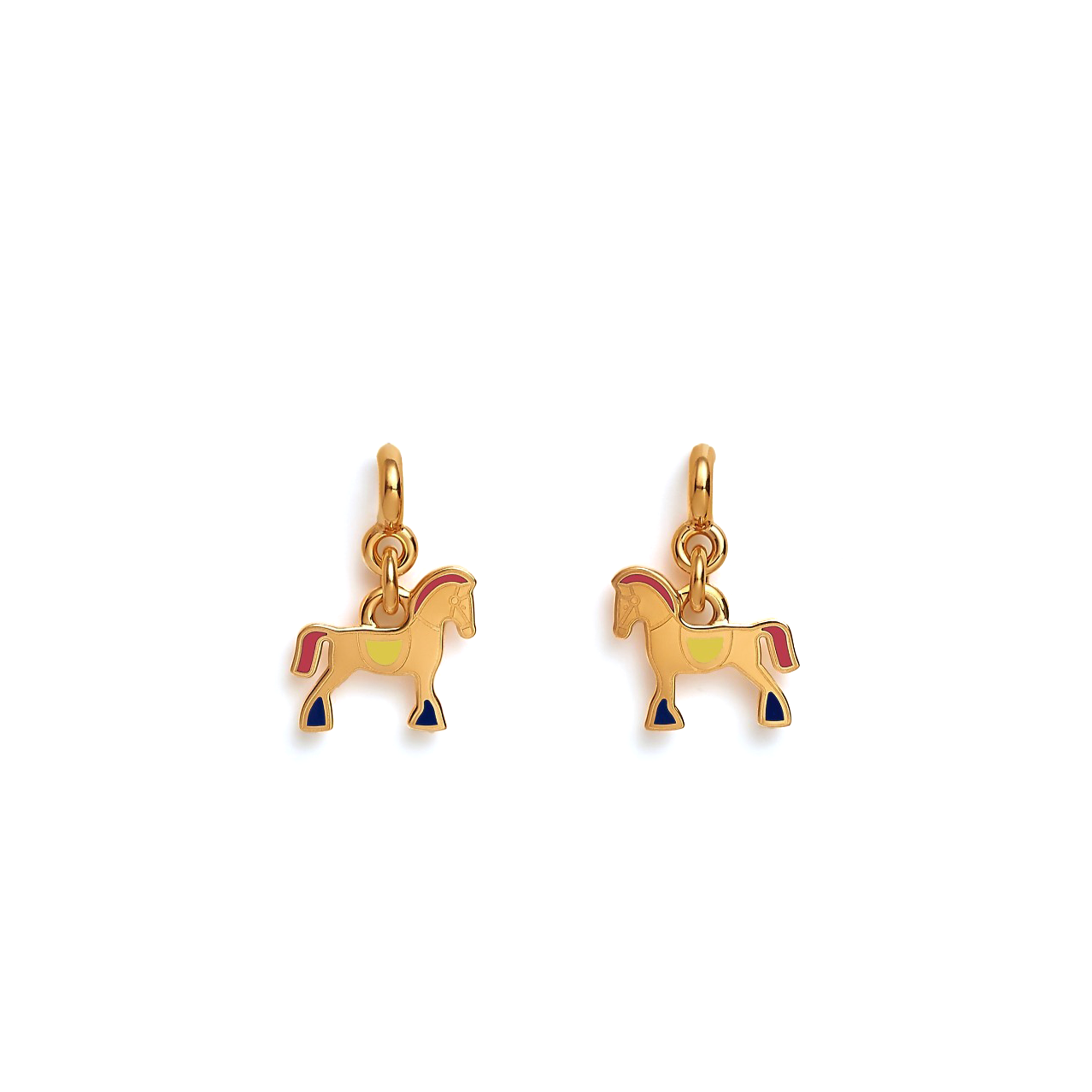 HERMES CHEVAL EARRINGS H100008F HERMES CHEVAL EARRINGS H100008F